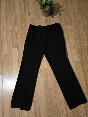 Talbots Heritage Women's High-Rise Black Dress Pants, Rayon, Size 10